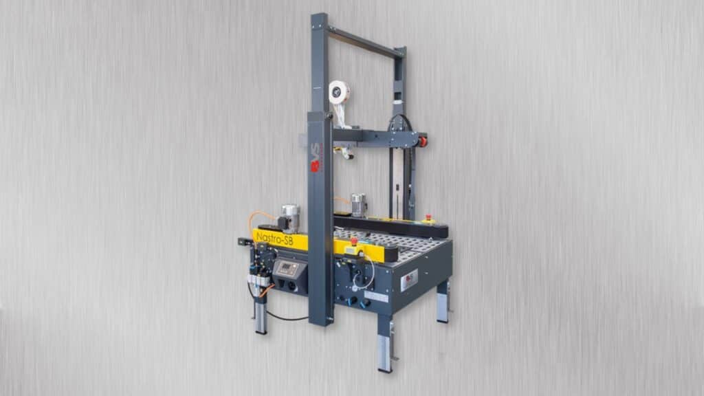 fermeuse de caisses 
semi-automatique pour carton multi-format